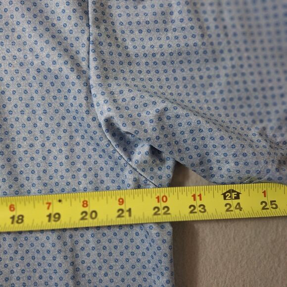 Callaway Opti Dry  Polo Shirt Men’s L Blue Geometric Golf Performance Clubhouse - Picture 8 of 8